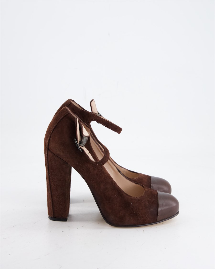 MAX&CO Heels Suede Brown Eu 37