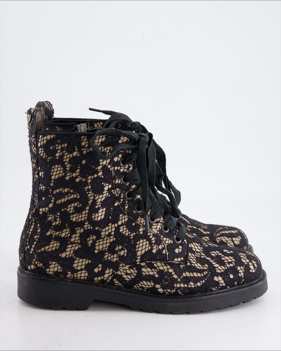 Twinset Ankle Boots Cloth Black Eu 38