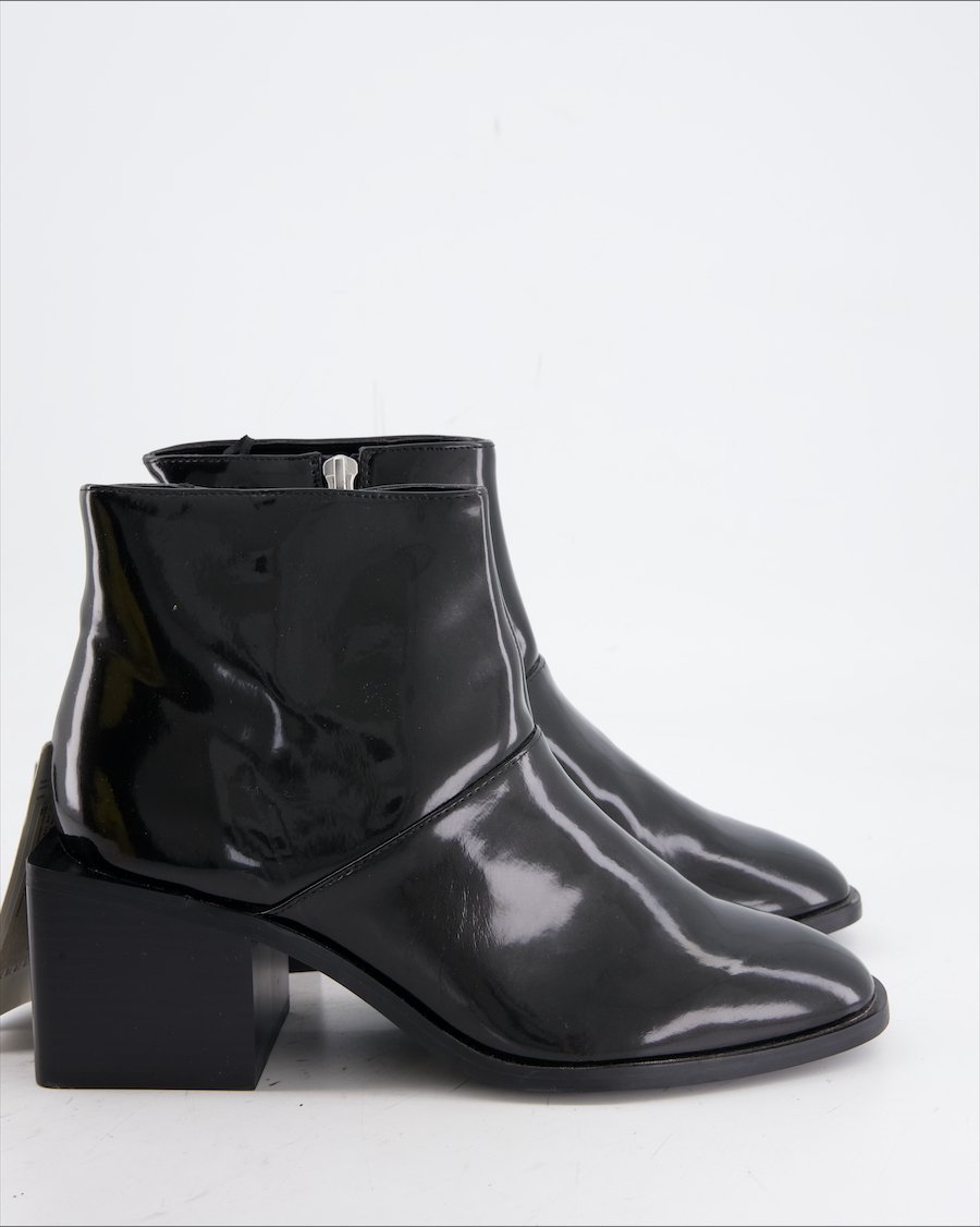 Monki Ankle Boots Leather Black Eu 38