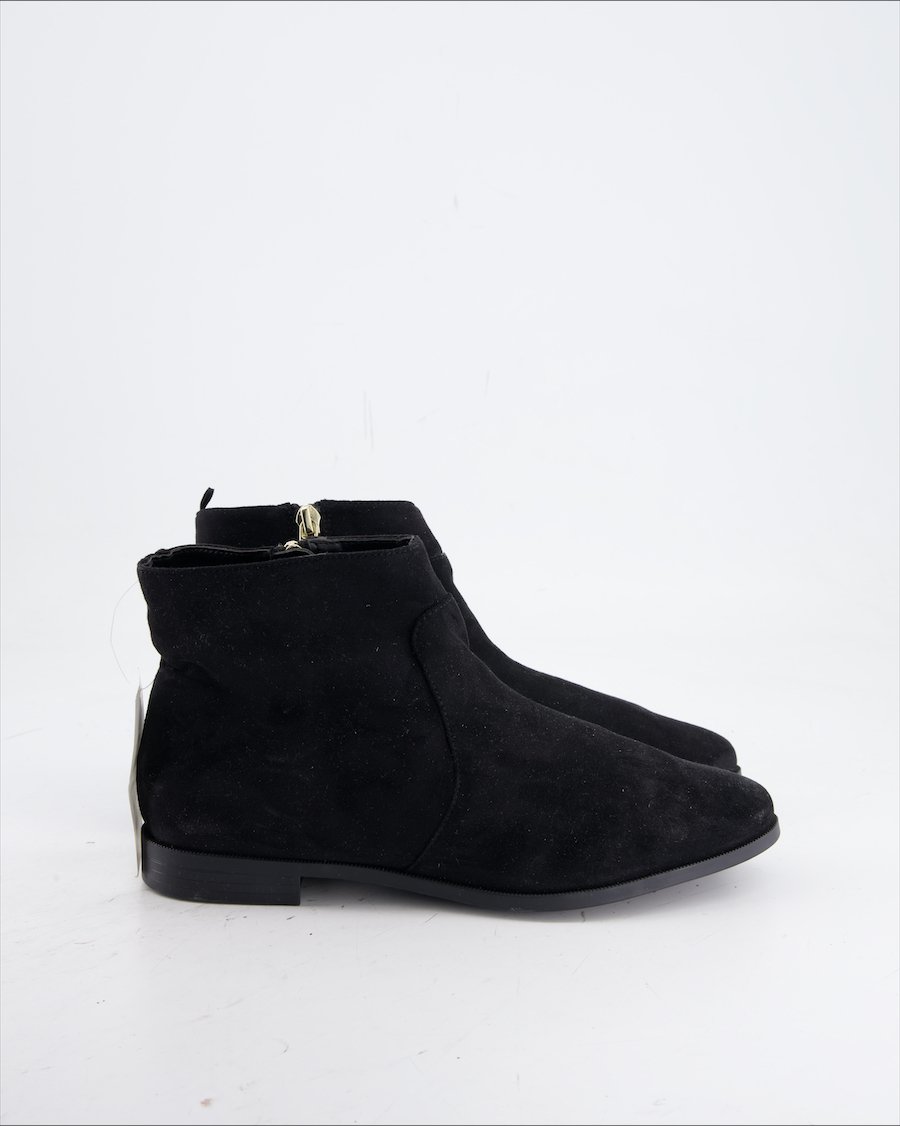 H&M Ankle Boots Suede Black Eu 39