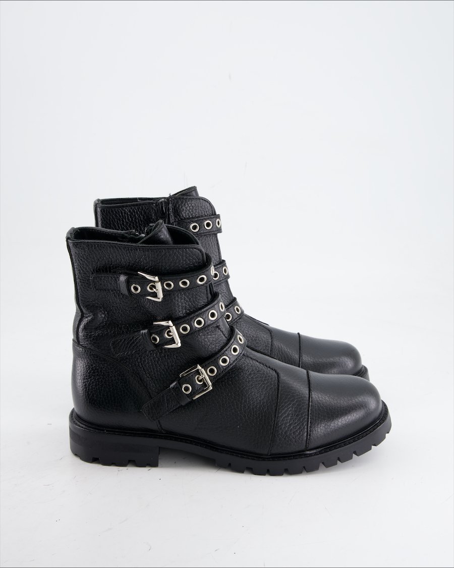 Navyboot Ankle Boots Leather Black Eu 38