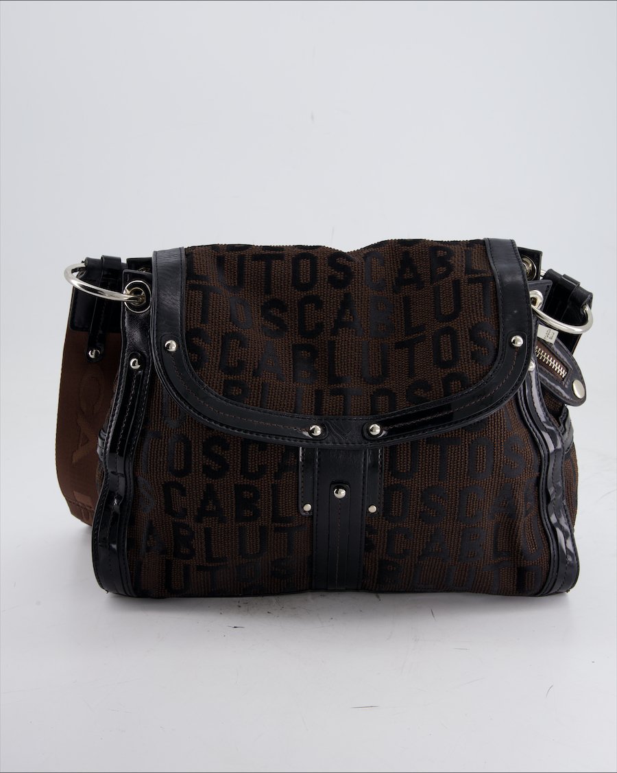 Tosca Blu Shoulder Bag Cloth Brown