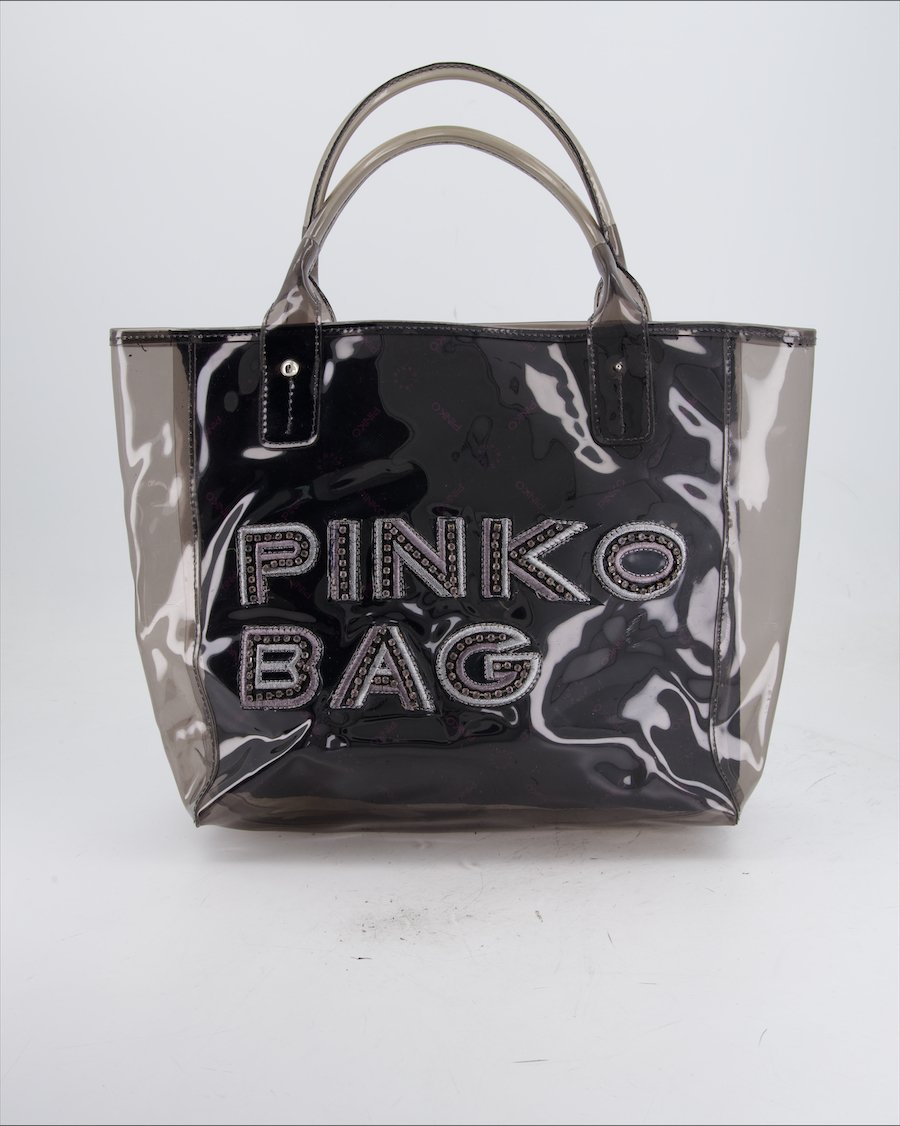 Pinko Shoulder Bag Plastic Anthracite