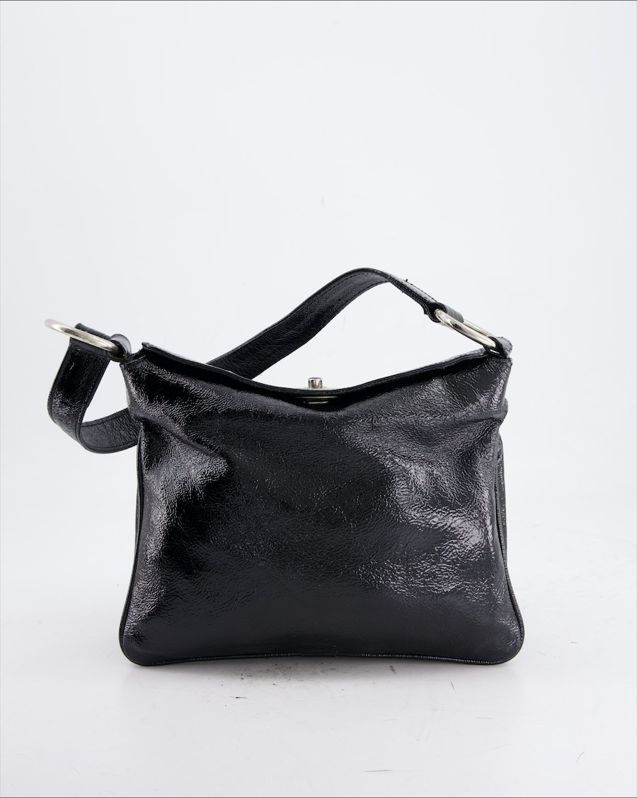 Raison D'etre Shoulder Bag Leather Black