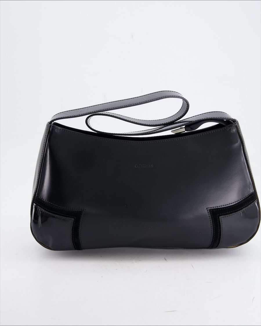Melluso Shoulder Bag Leather Black