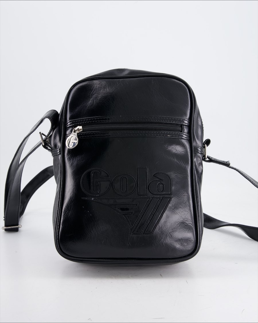 Gola Crossbody Bag Leather Black