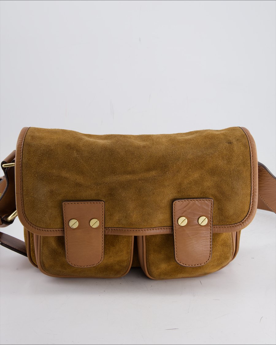 Michael Kors Crossbody Bag Suede Brown