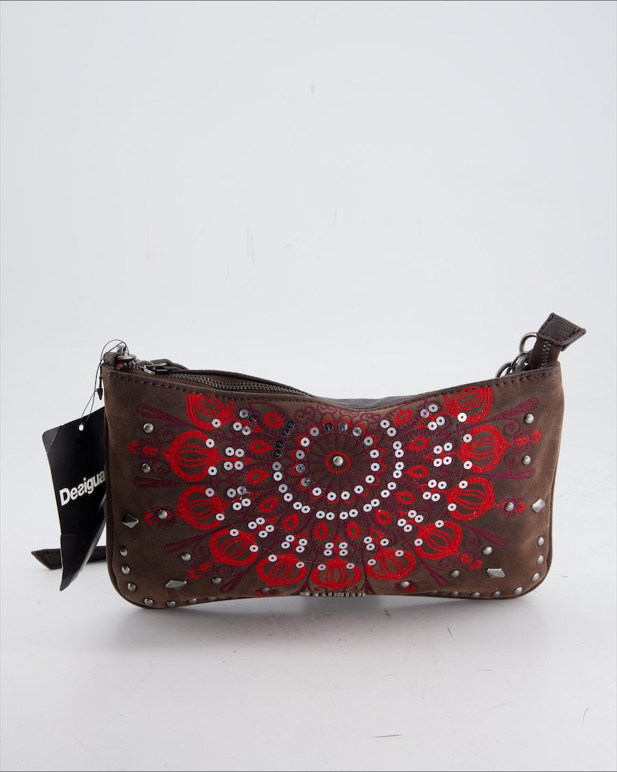 Desigual crossbody bag Leather Brown