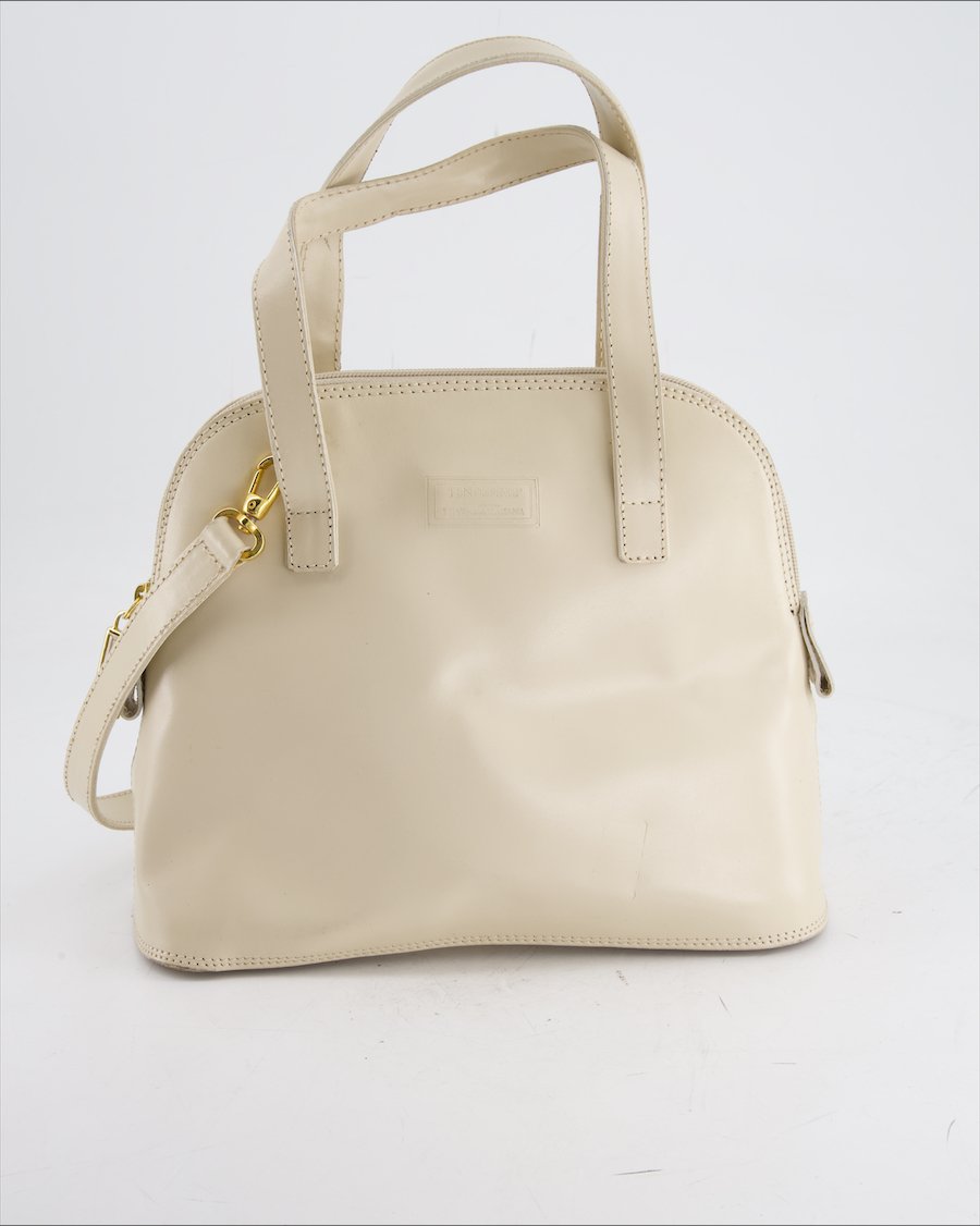 Fendissime Handbag Leather Beige