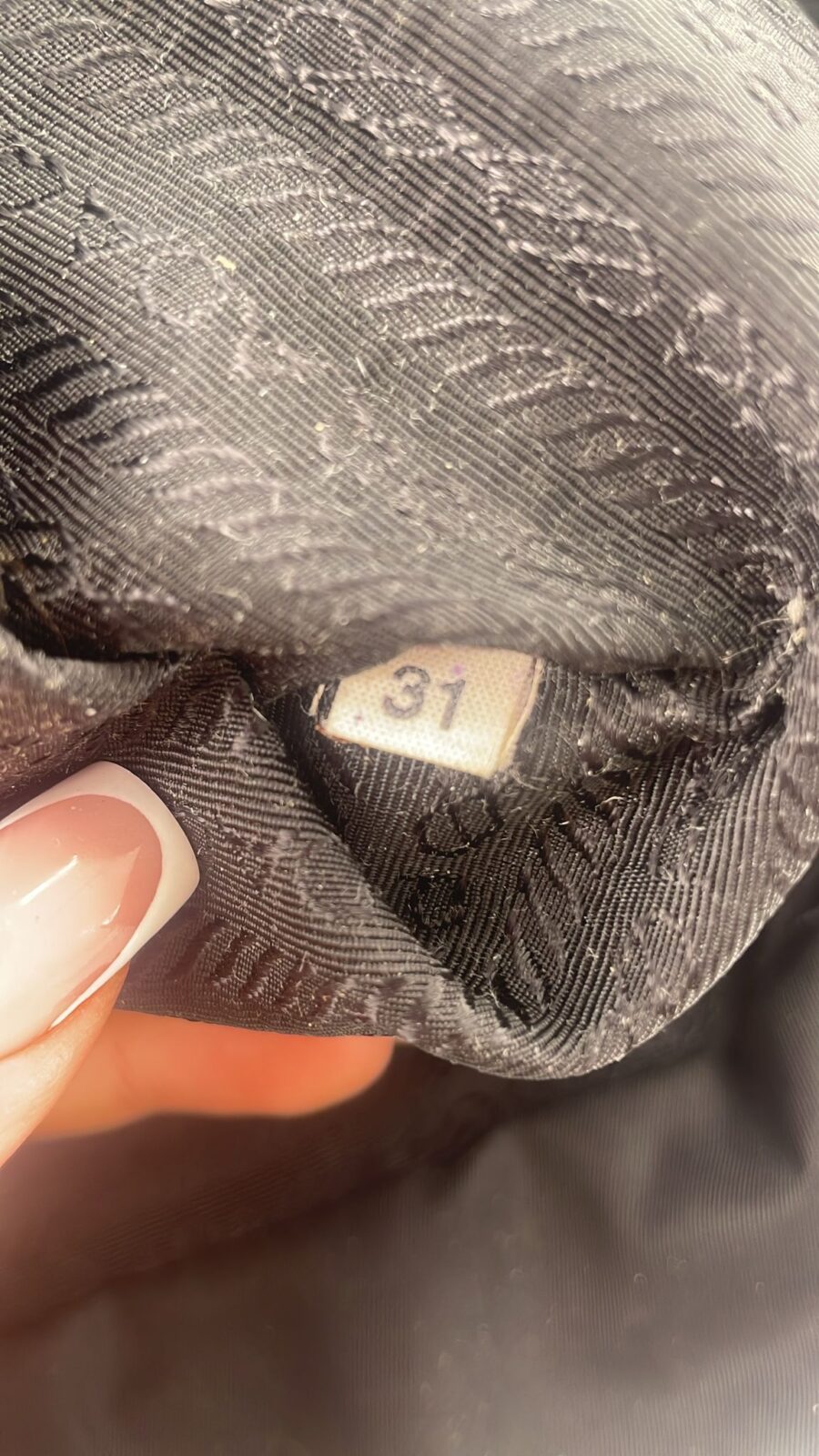 Prada Shoulder Bag Cloth Black - immagine 6