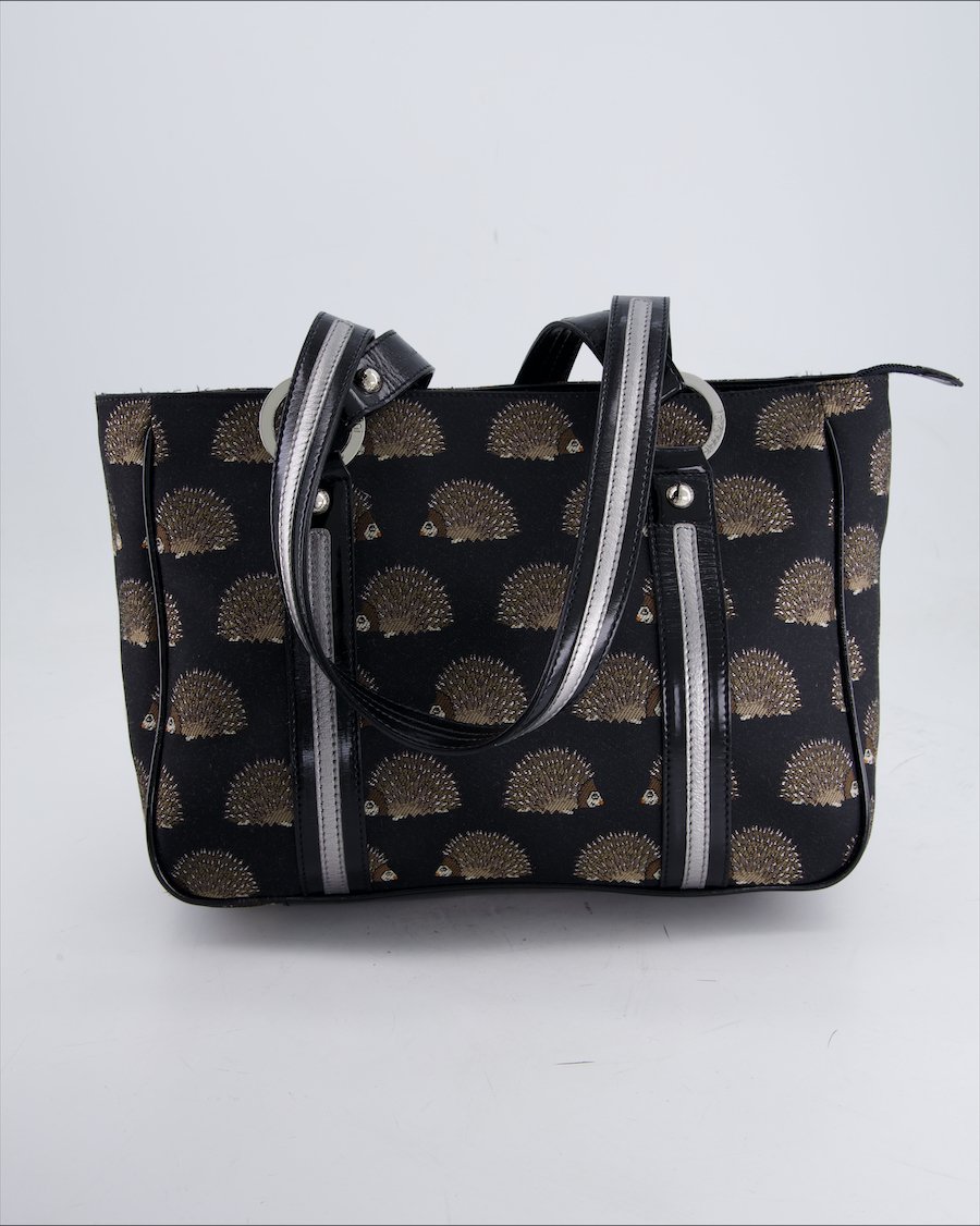 Braccialini Shoulder Bag Cloth Black