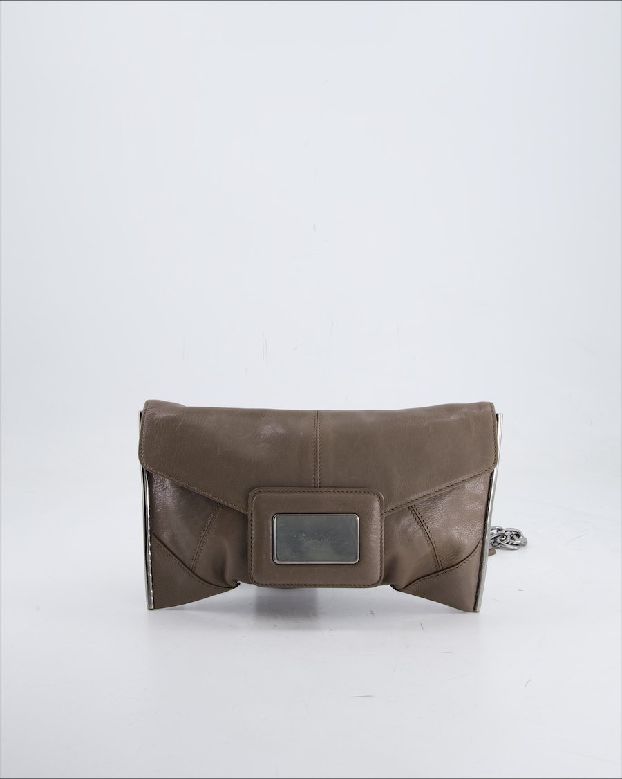 Roger Vivier Shoulder Bag Leather Brown