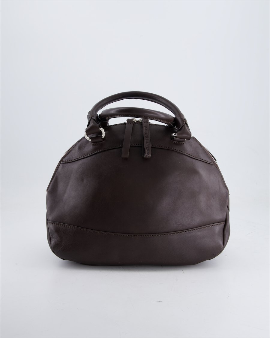 Mauro Governa Handbag Leather Brown