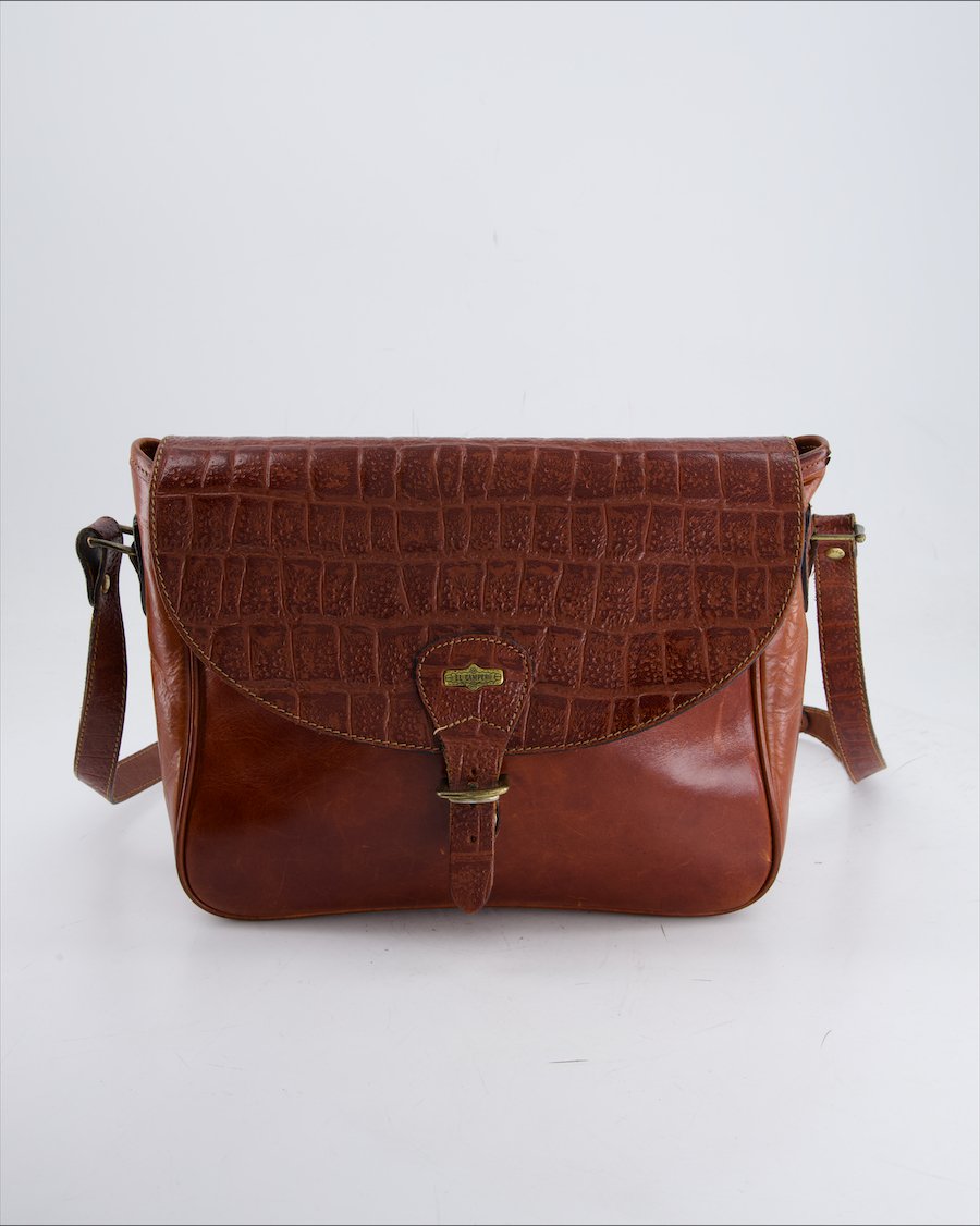El Campero Shoulder Bag Leather Brown