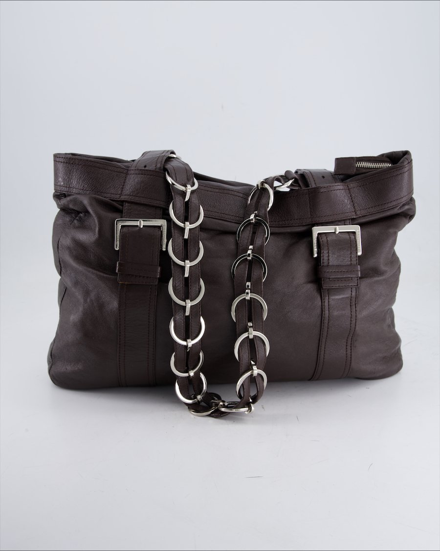 Redwall Shoulder Bag Leather Brown