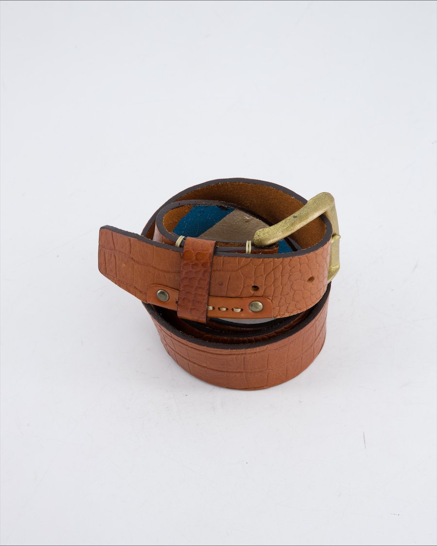 La Martina Belt Leather Brown