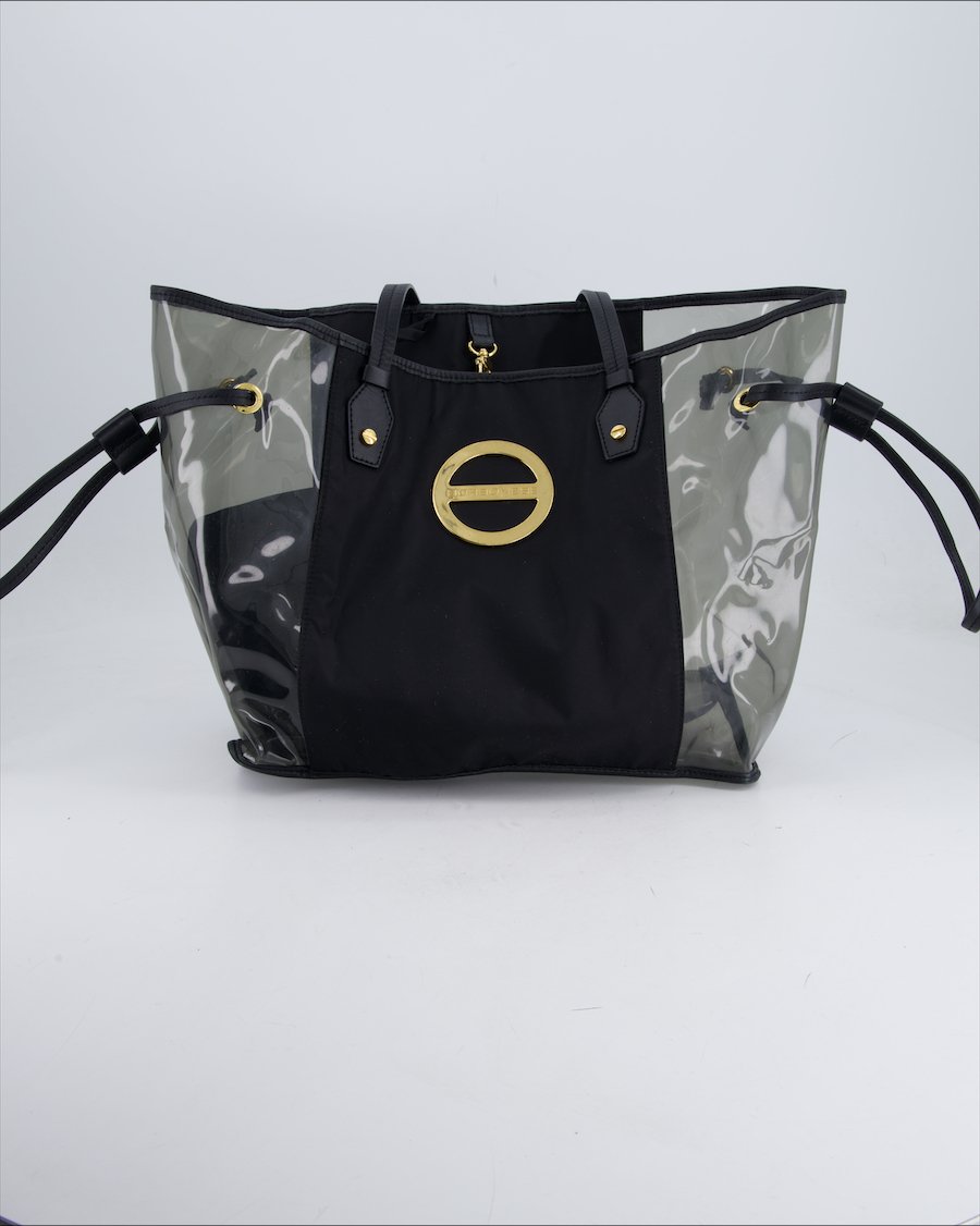 Borbonese Shoulder Bag Cloth Black