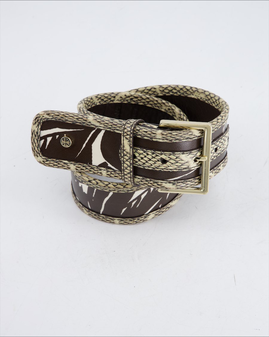 Tory Burch Belt Leather Brown