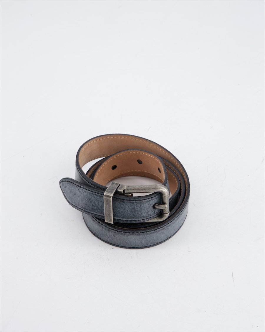 Dolce & Gabbana Belt Leather Navy
