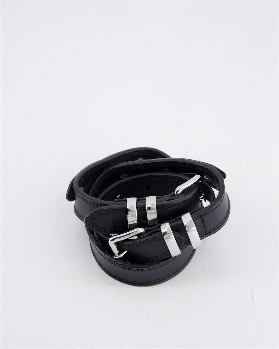 The Kooples  Belt Leather Black