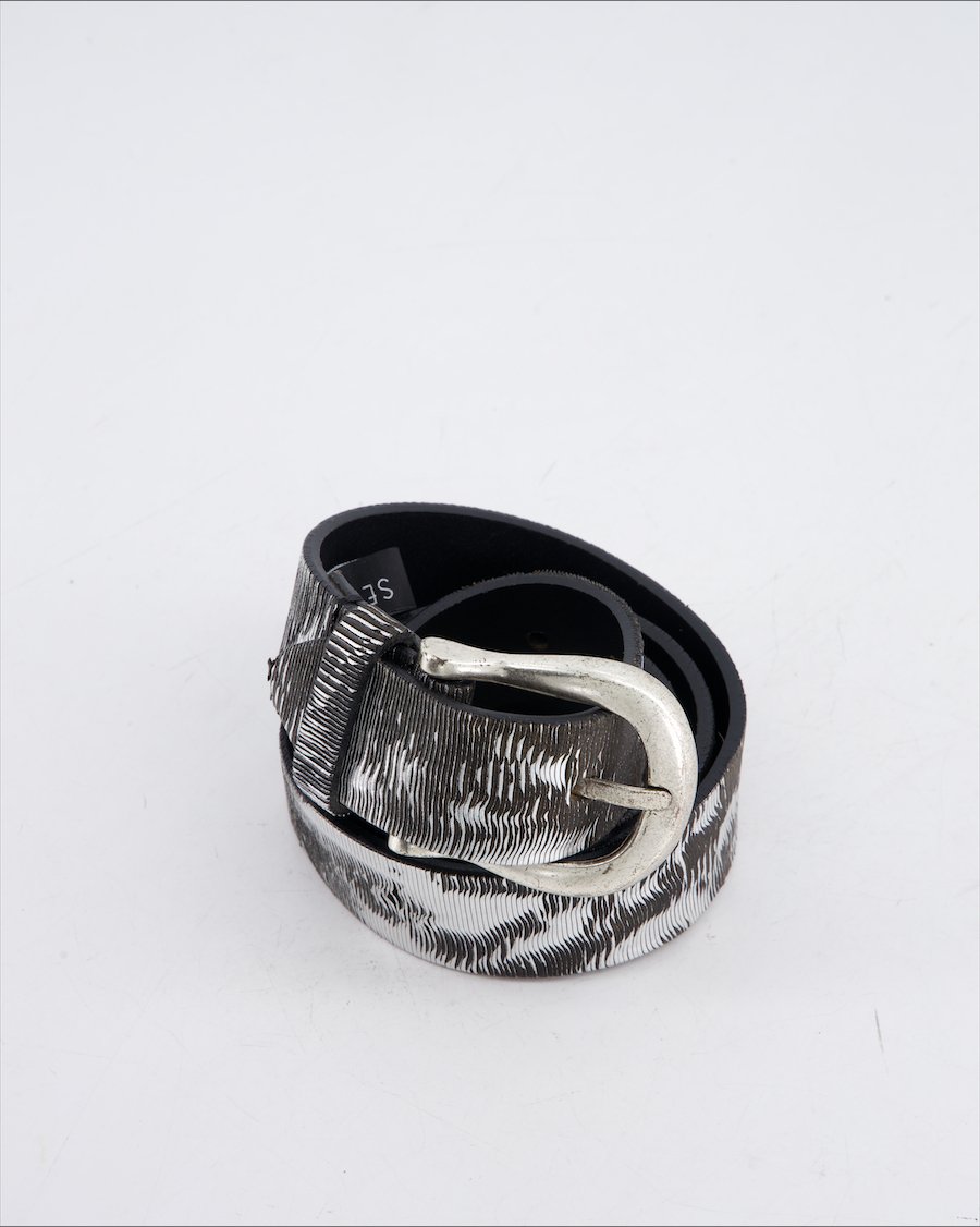 Vanzetti Belt Leather Silver