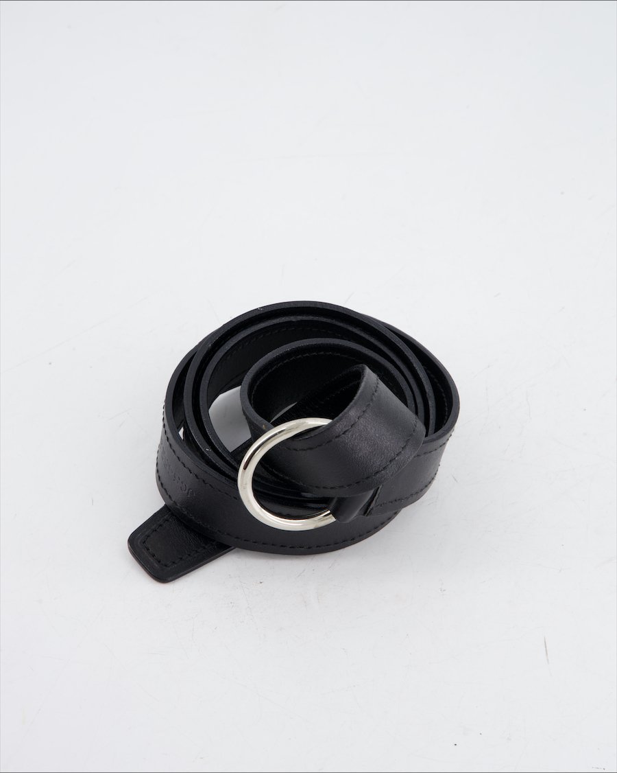 Jil Sander Belt Leather Black