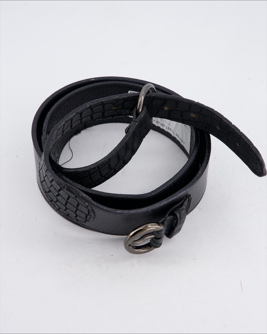 Hogan Belt Leather Black