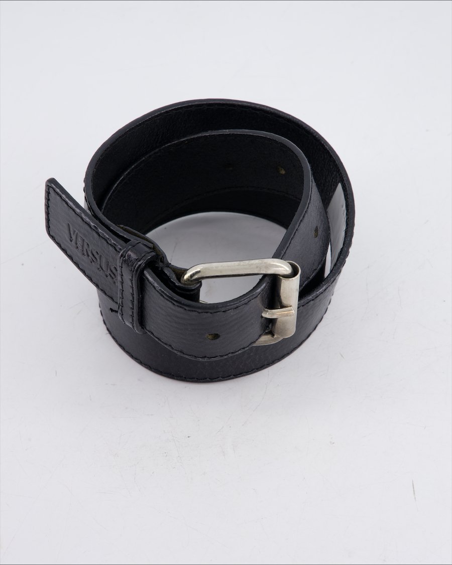 Versus Belt Leather Black