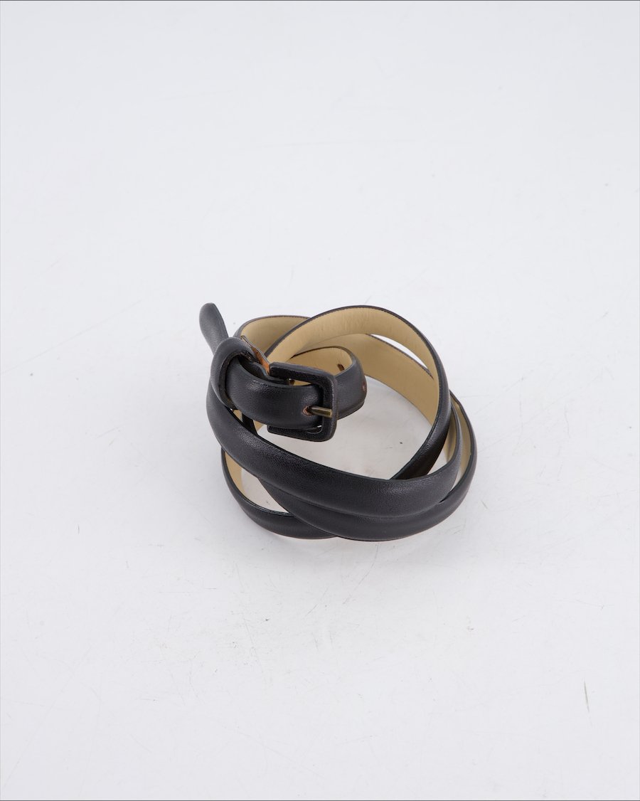 MaxMara Belt Leather Black
