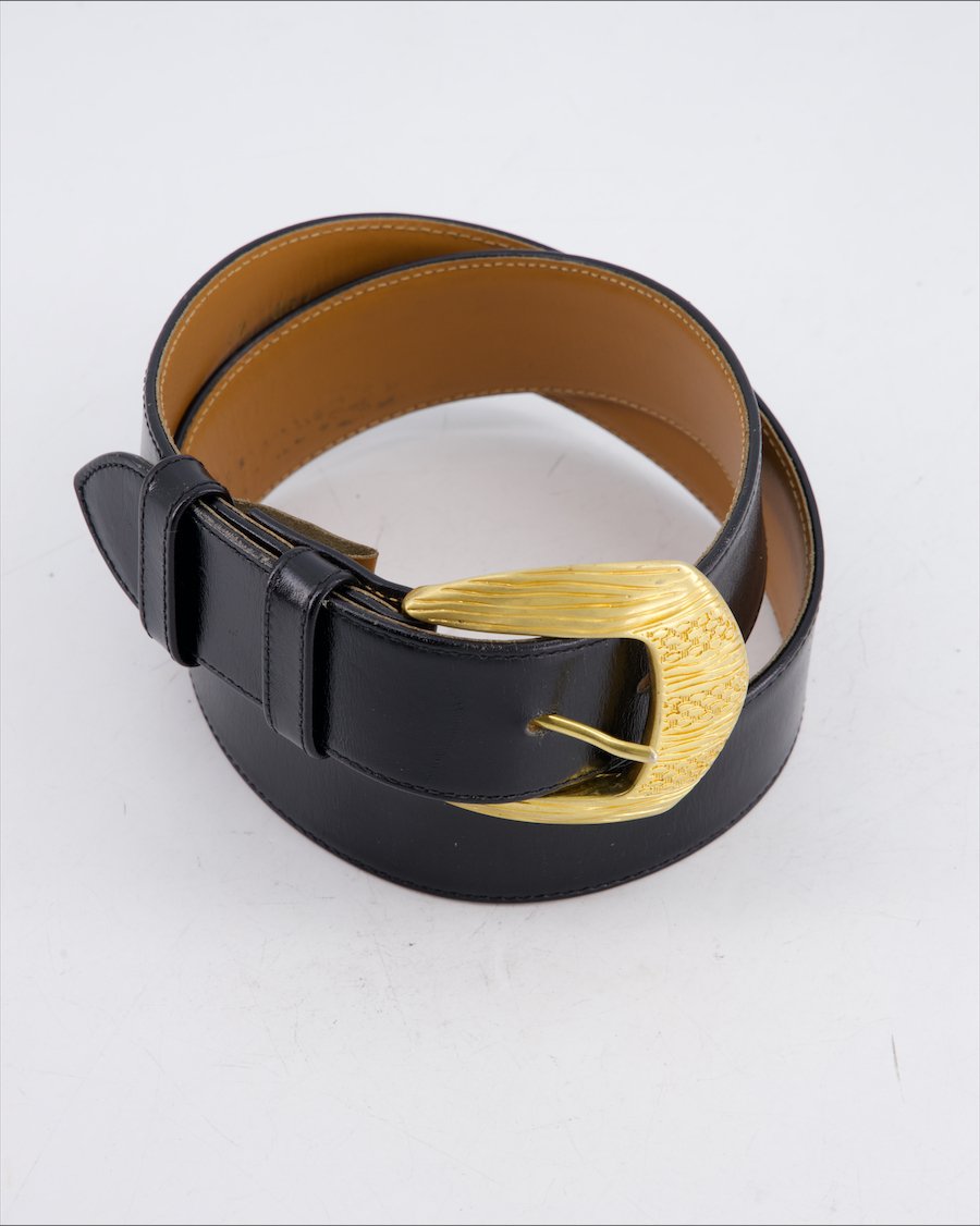 Escada Belt Leather Black