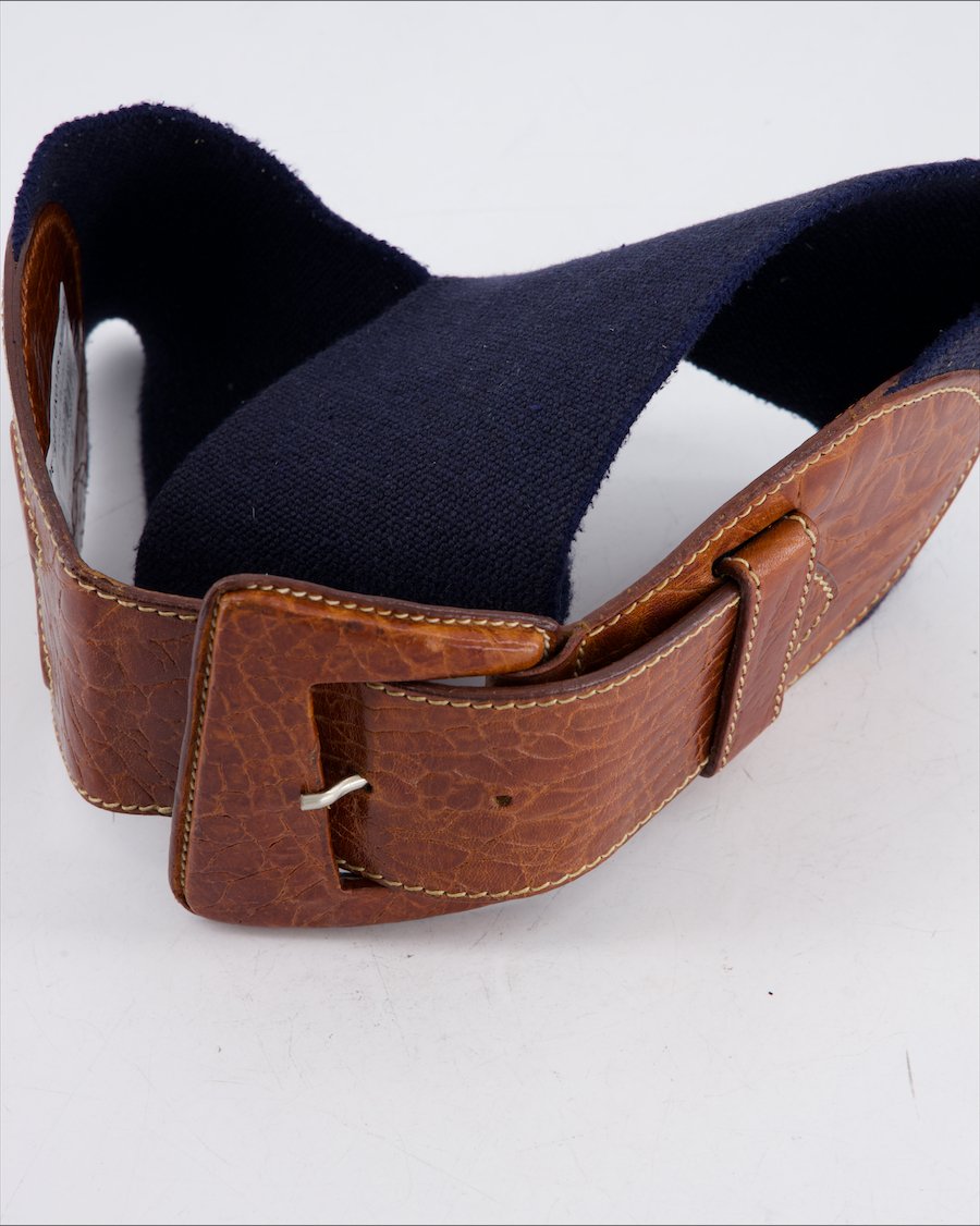 Les Copains Belt Cloth Blue