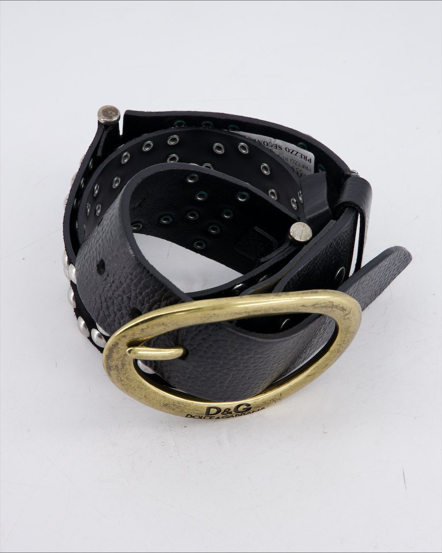 Dolce&Gabbana Belt Leather Black