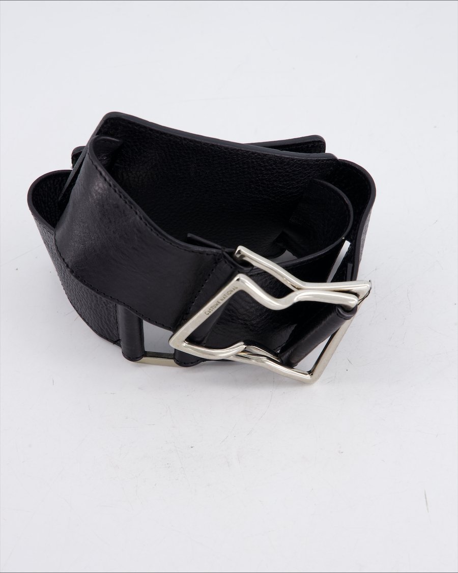 Costume Nationl Belt Leather Black