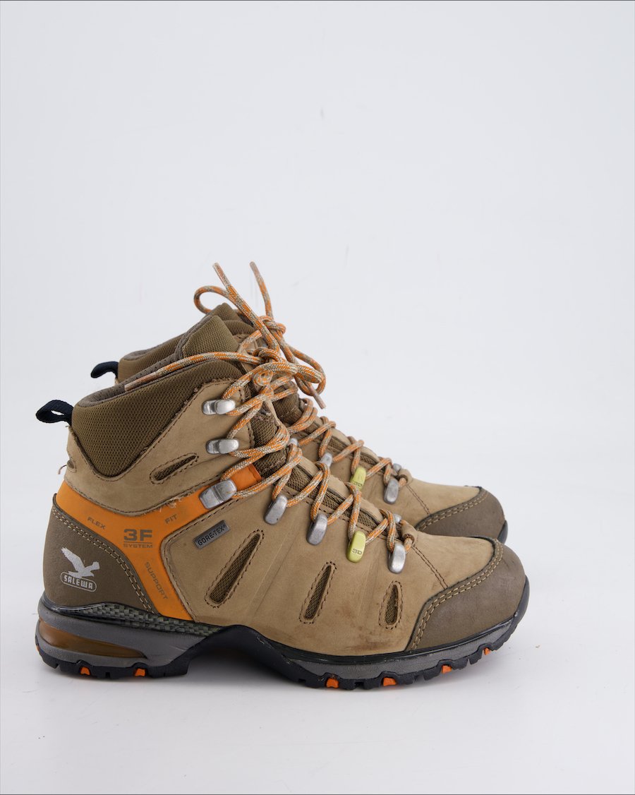 Salewa Trainers Leather Brown Eu 35