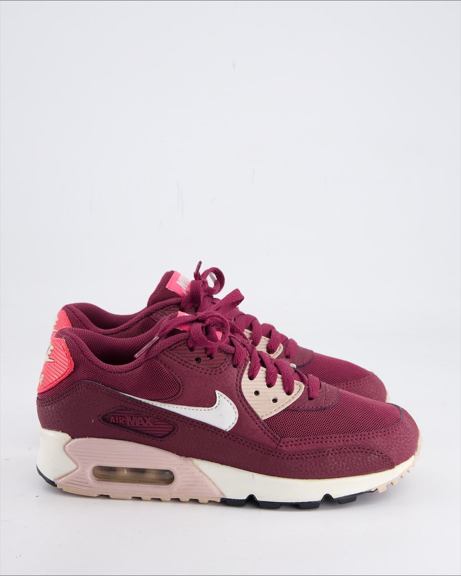 Nike Air Max Trainers Leather Purple Eu 38