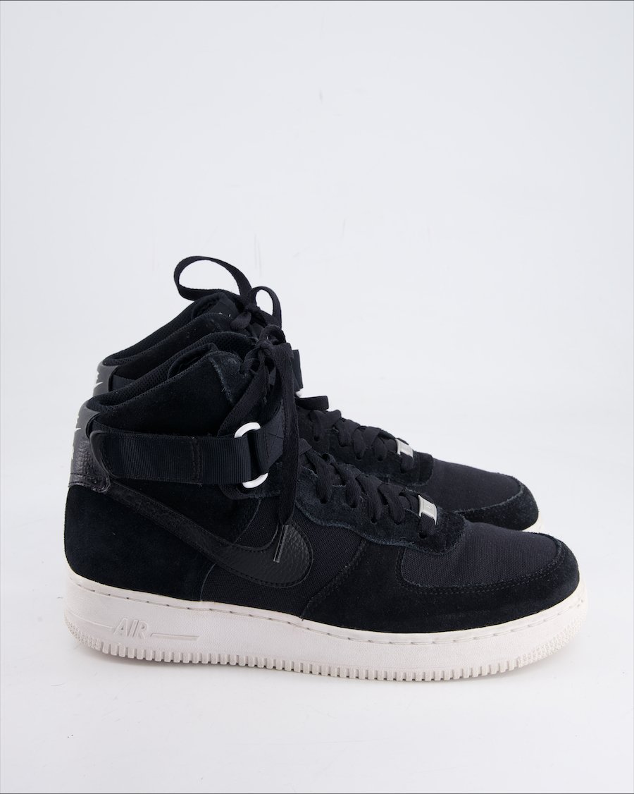 Nike Air Force 1 Trainers Suede Black Eu 44