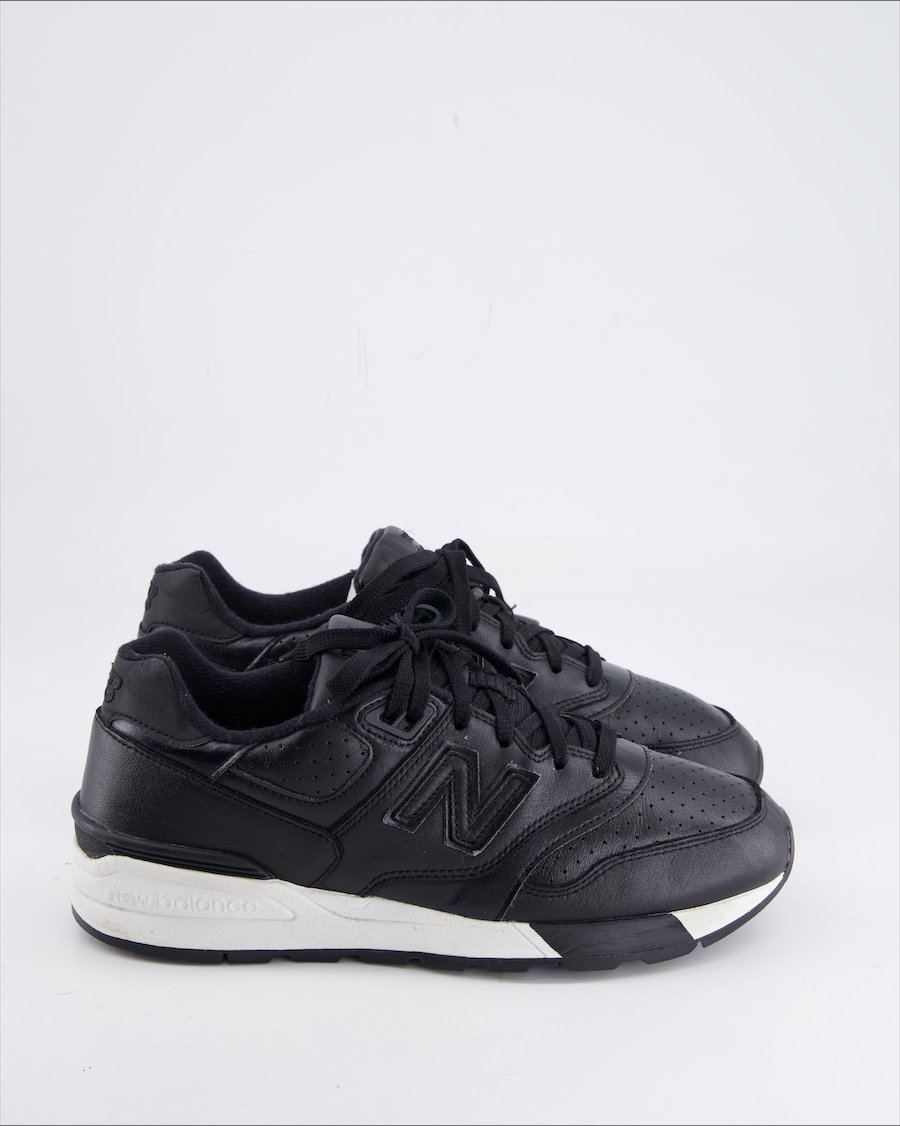 New Balance Trainers Leather Black Eu 40.5