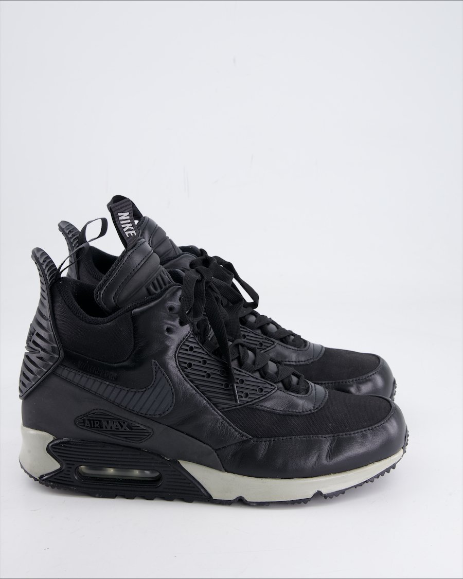 Nike Air Max Trainers Leather Black Eu 43