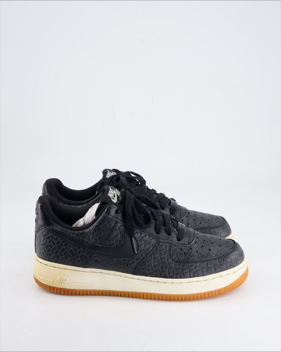 Nike Air Force 1 Trainers Leather Black Eu 40