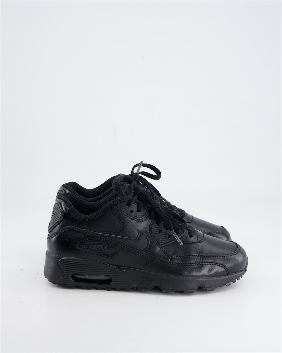 Nike Air Max Trainers Leather Black Eu 37.5