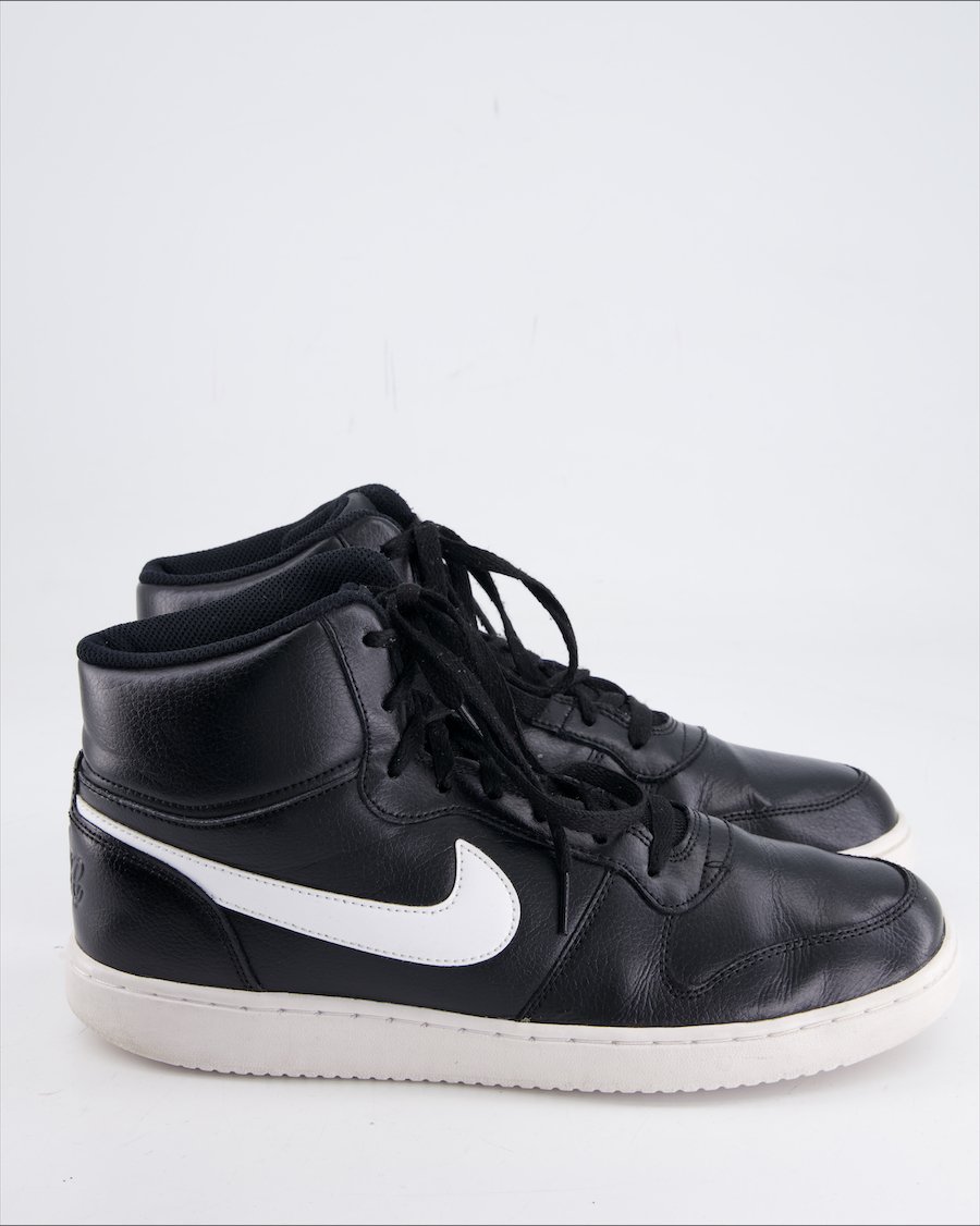 Nike Court Vision Mid Trainers Leather Black Eu 44.5