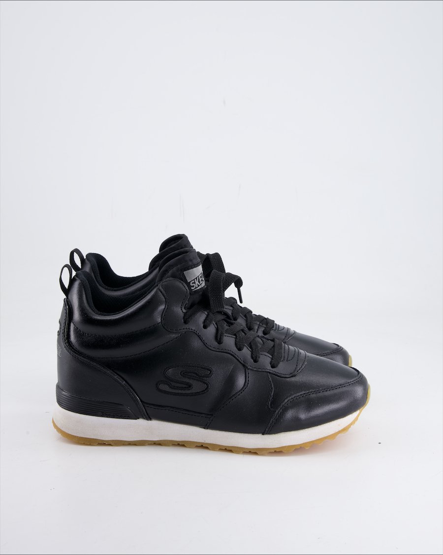 Skechers Air-Cooled Trainers Leather Black Eu 39