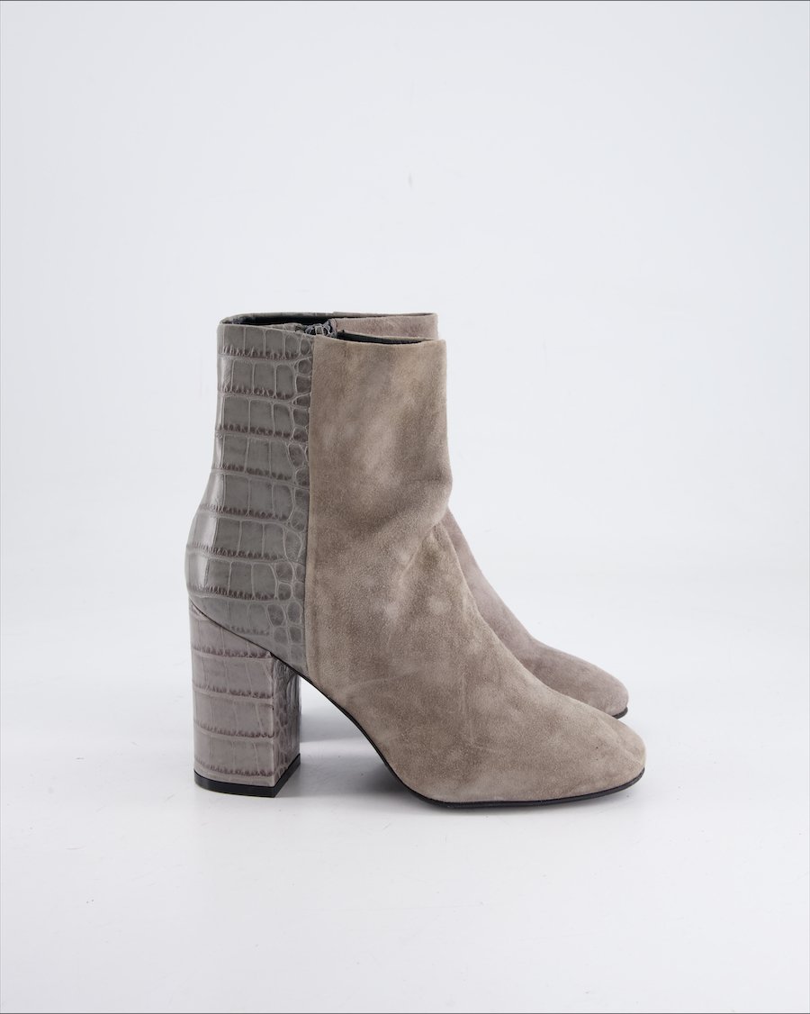 Navyboot Ankle Boots Suede Grey Eu 35