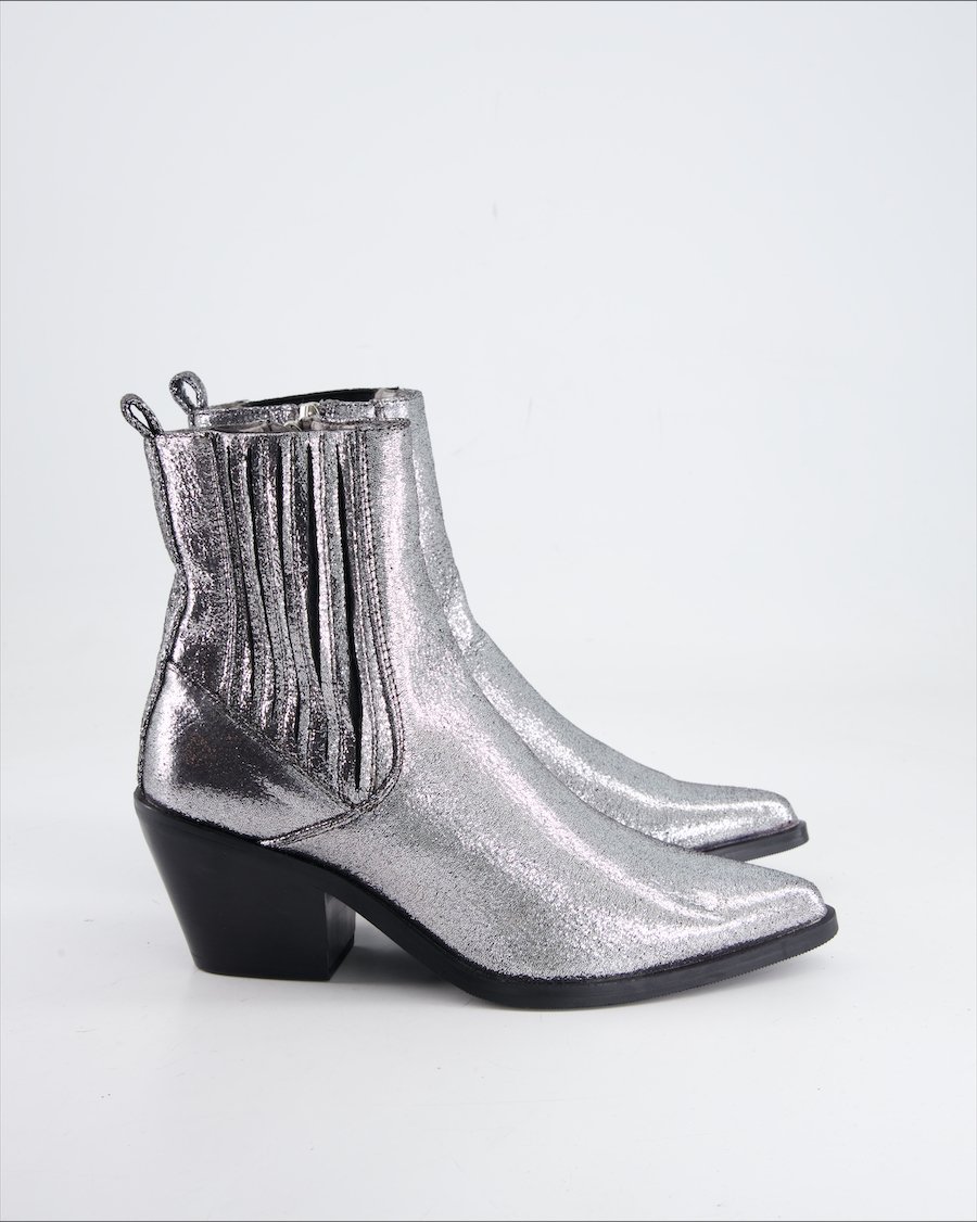 V1B3 Ankle Boots Leather Silver Eu 36