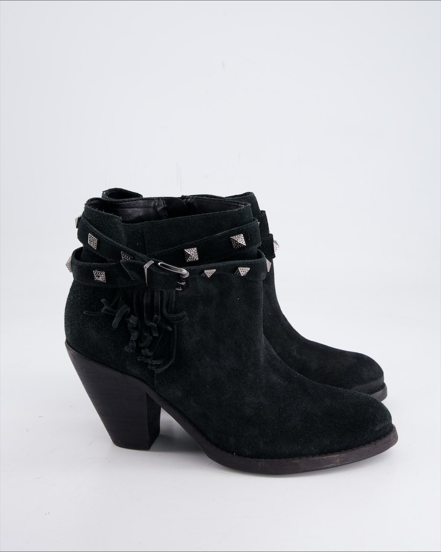 Schutz Ankle Boots Suede Black Eu 41