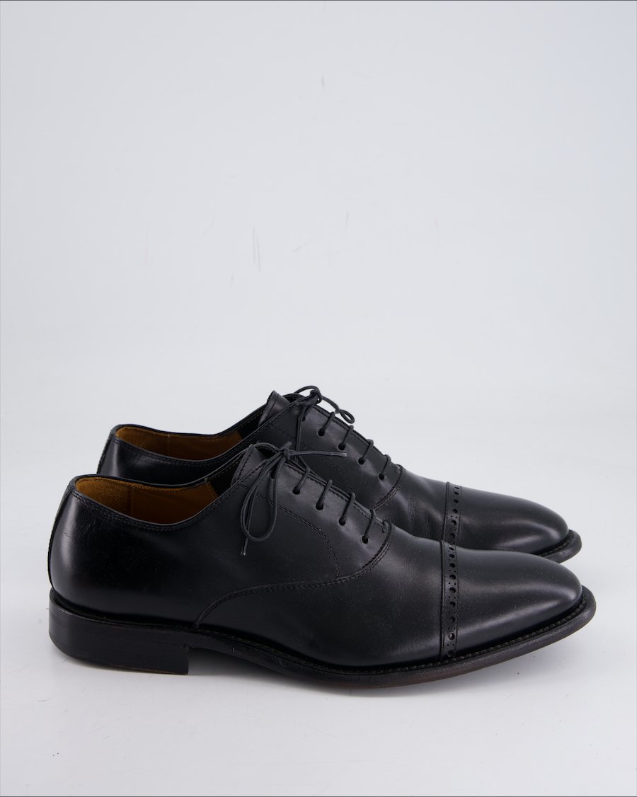 Langer & Messmer Flats Leather Black Eu 40.5