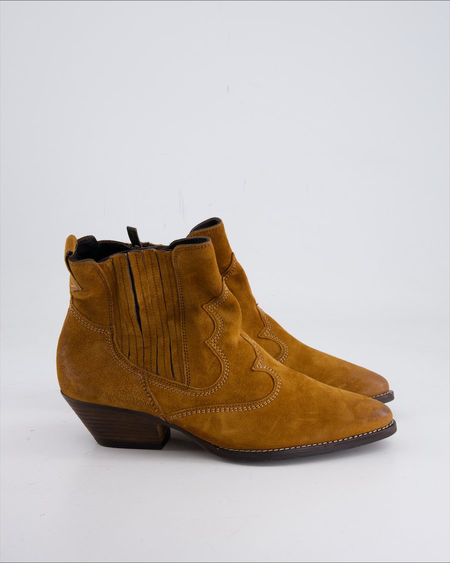 Paul Green Ankle Boots Suede Brown Eu 38