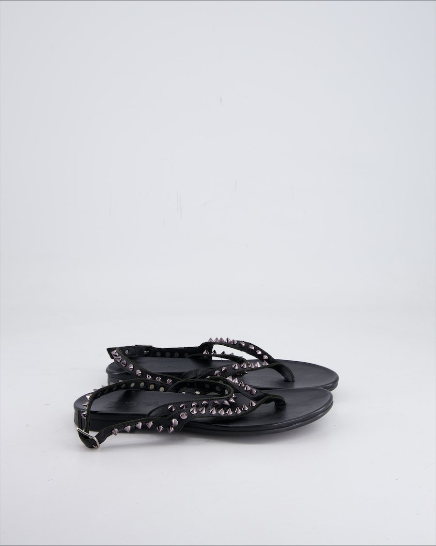 Inuovo Sandals Leather Black Eu 35