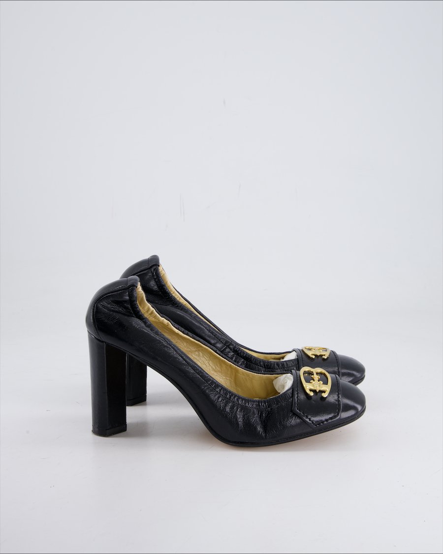 Braccialini Heels Leather Black Eu 39