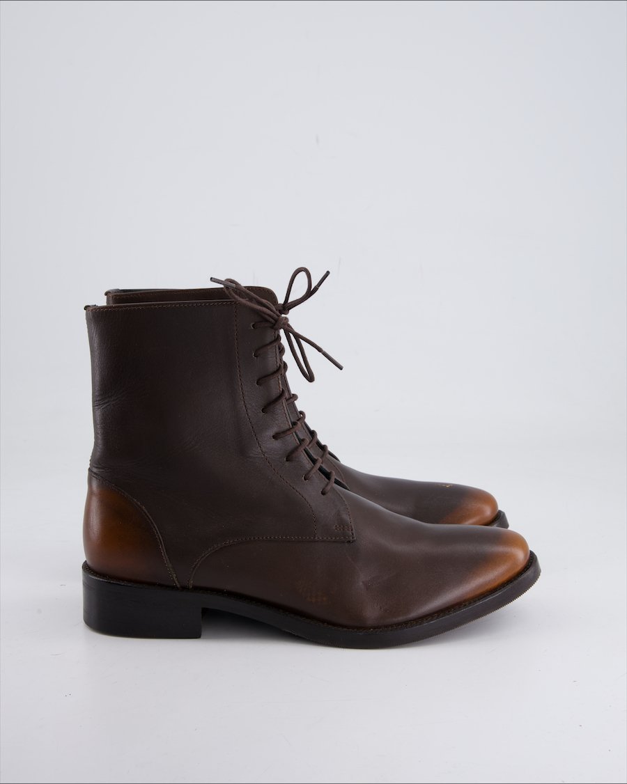 Navyboot Ankle Boots Leather Brown Eu 38